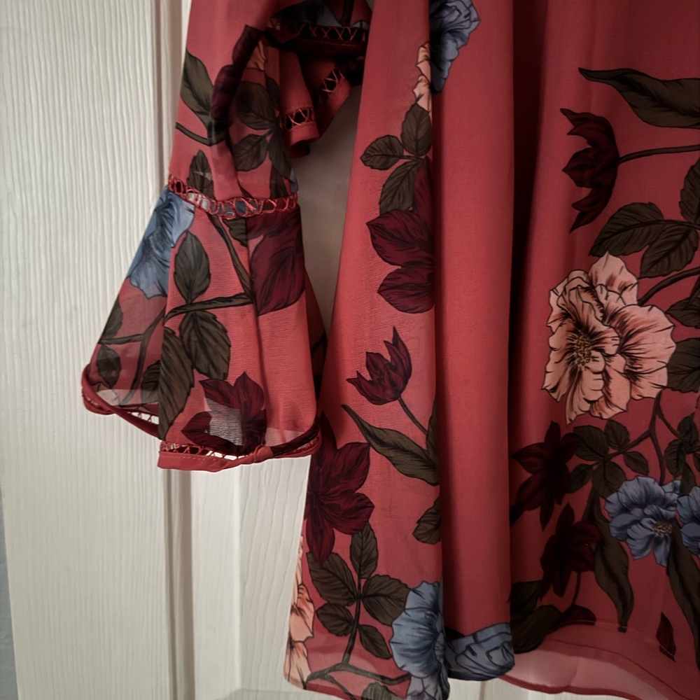 Keepsake Floral Ruffle Dress - Picture 6 of 6